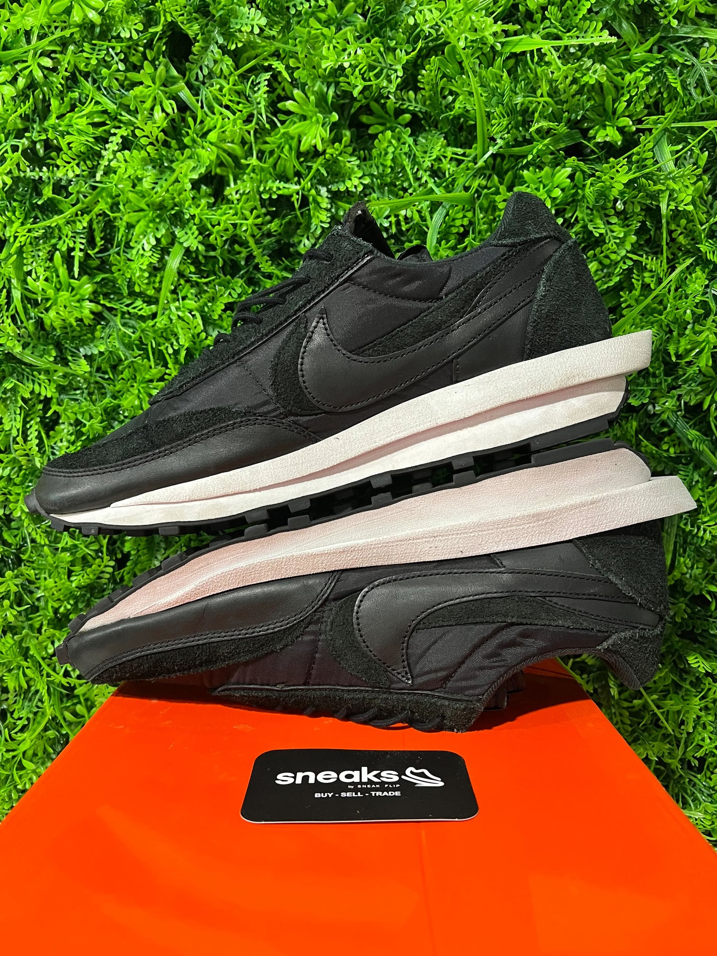 Nike LD Waffle sacai Black Nylon - Used