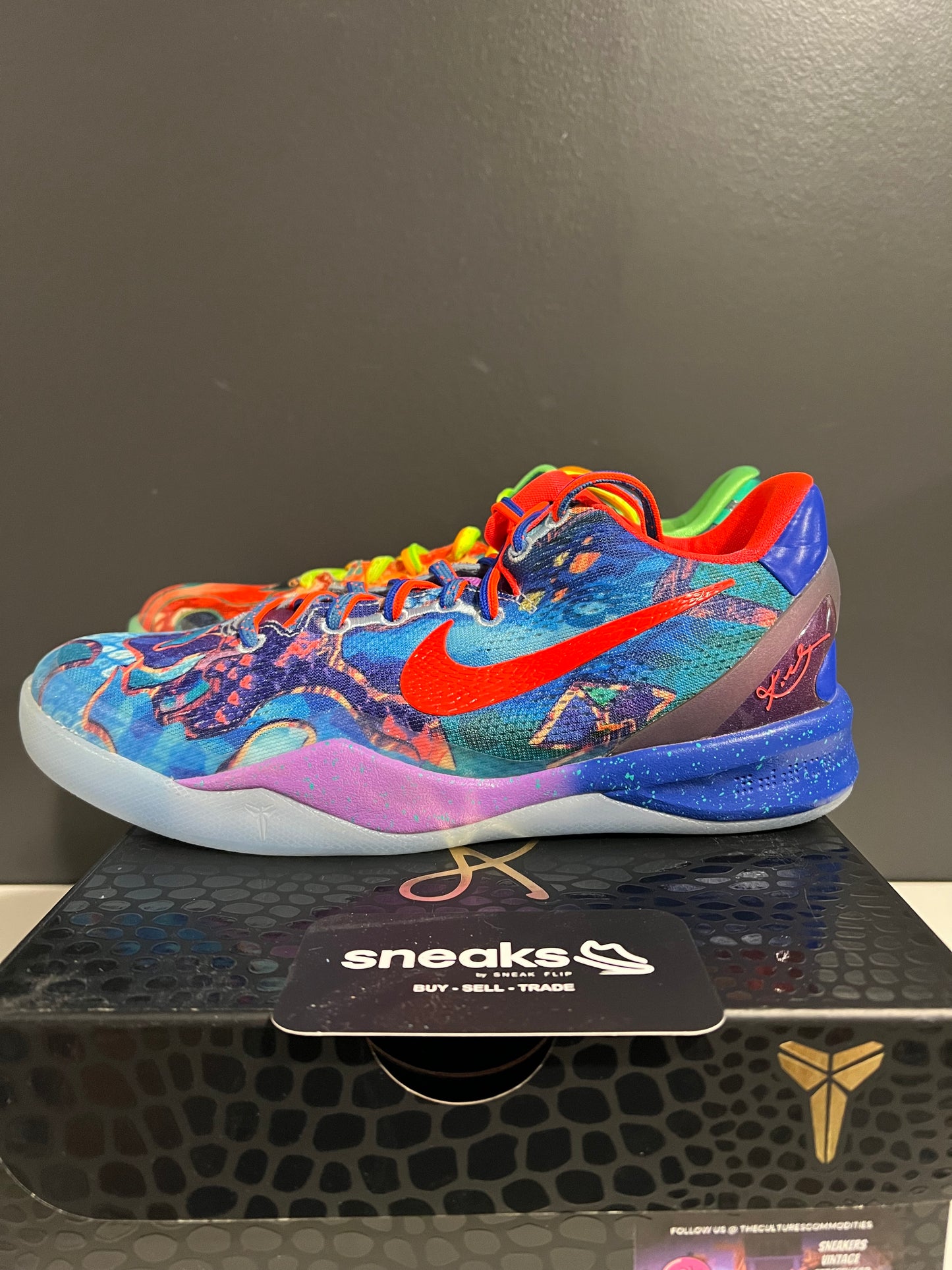 USED Kobe 8 GS What The Kobe 2025 FN0266-800 SIZE 6Y OG ALL AG25-357