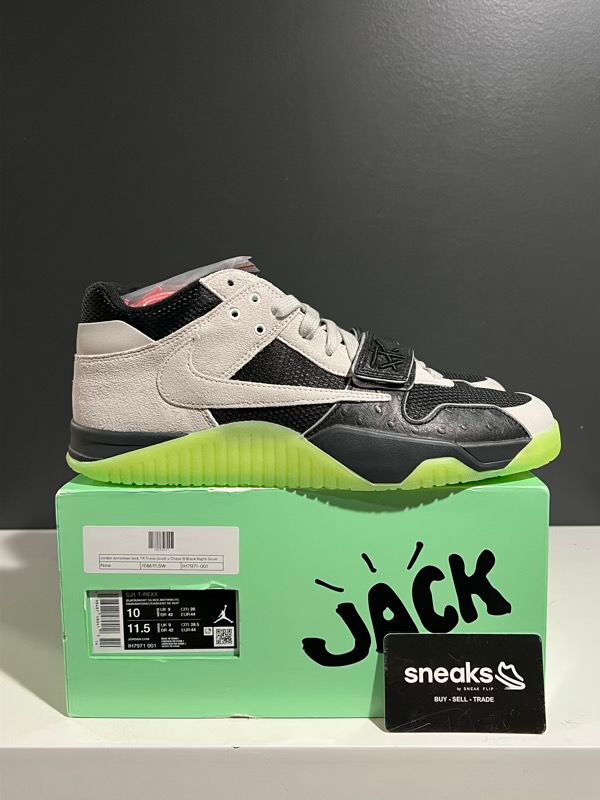 NEW SIZE 10M Jordan Jumpman Jack TR Travis Scott x Chase B Black Night Silver