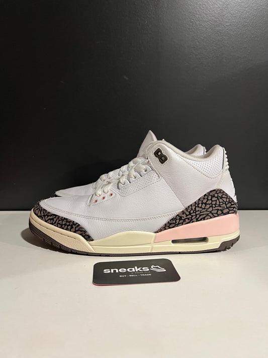 USED Wmns Air Jordan 3 Retro Neapolitan CK9246-102 SIZE 9.5M NO BOX AG25-182