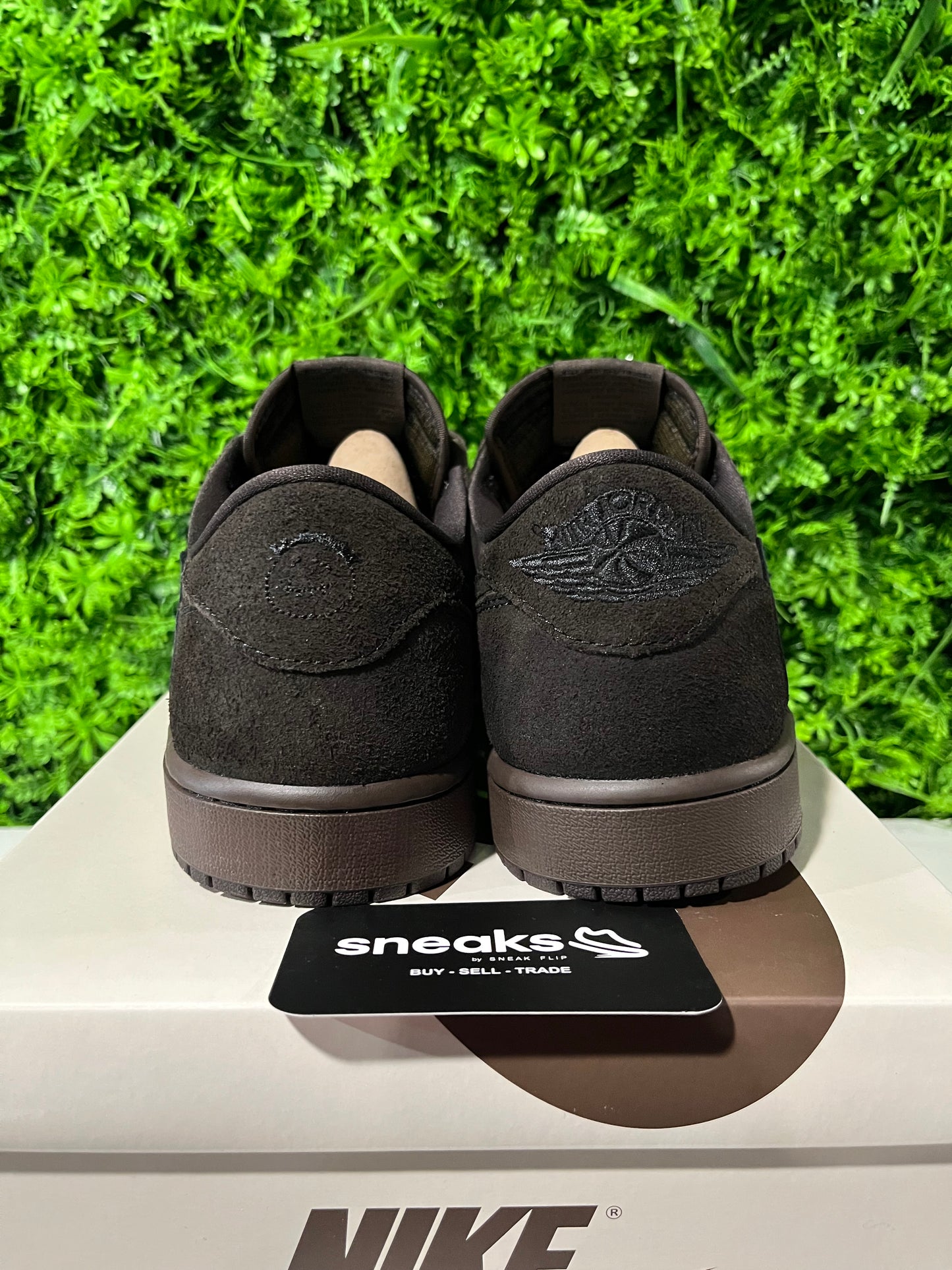 USED Travis Scott x Air Jordan 1 Retro Low OG SP Velvet Brown DM7866-202 SIZE 12M OG ALL