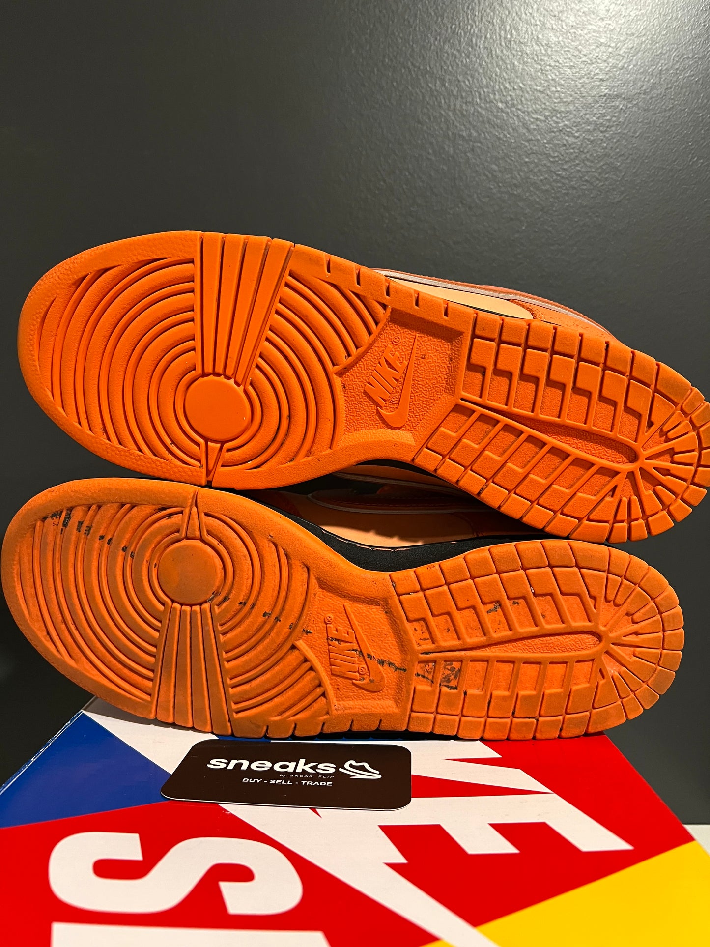 USED Concepts x Dunk Low SB Orange Lobster FD8776-800 SIZE 10M OG ALL MISS ACCESSORIES SP25-094