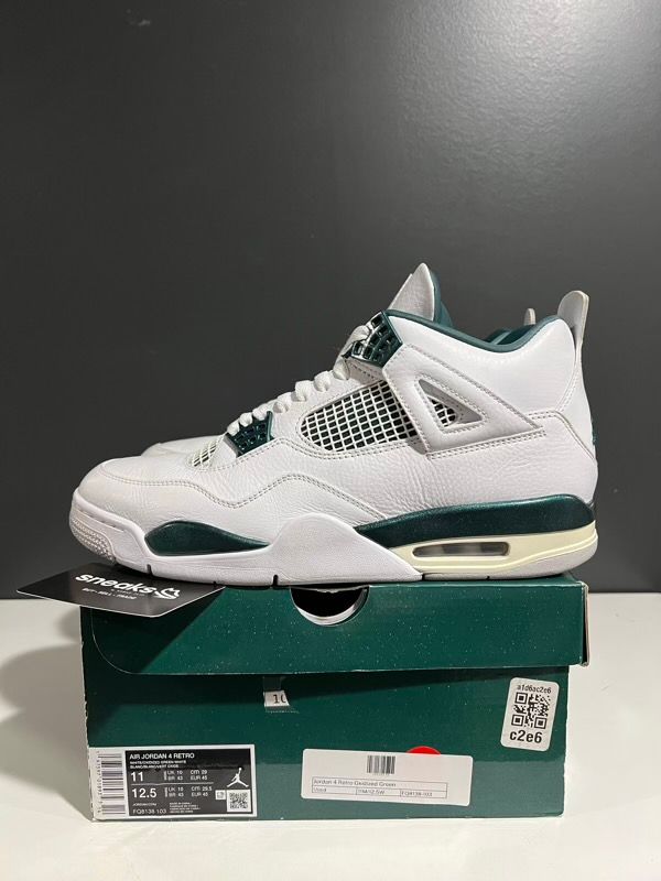 USED SIZE 11M Jordan 4 Retro Oxidized Green - Used