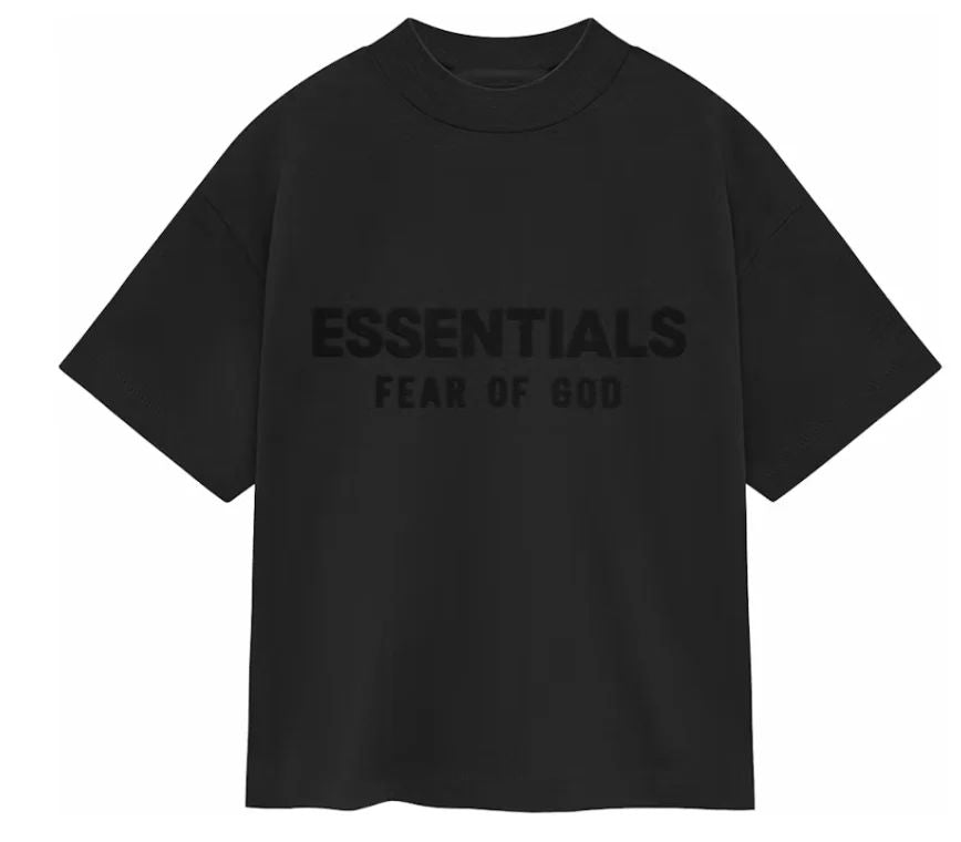 Fear of God Essentials Tee (SS24) Jet Black