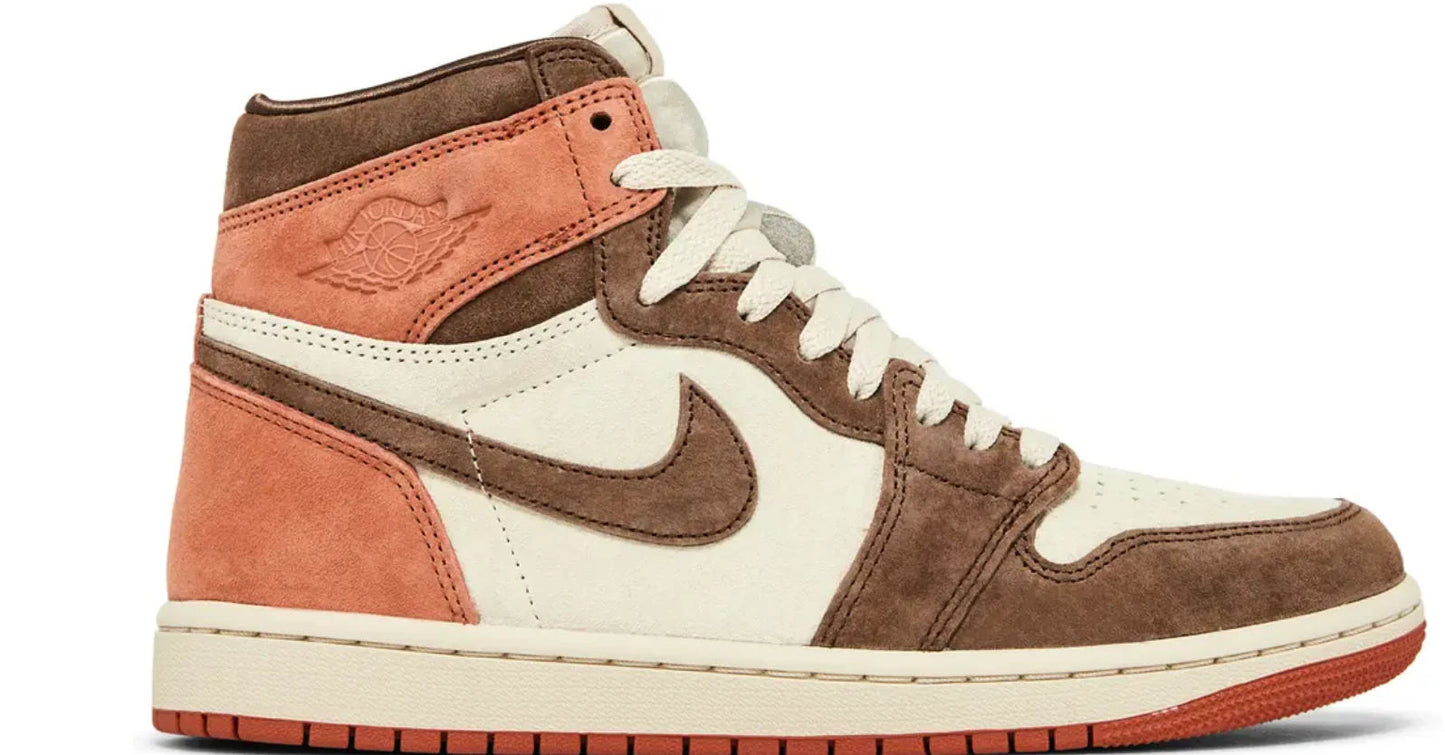 Jordan 1 Retro High OG SP Dusted Clay (Women's) - New (DAMAGED BOX LID)