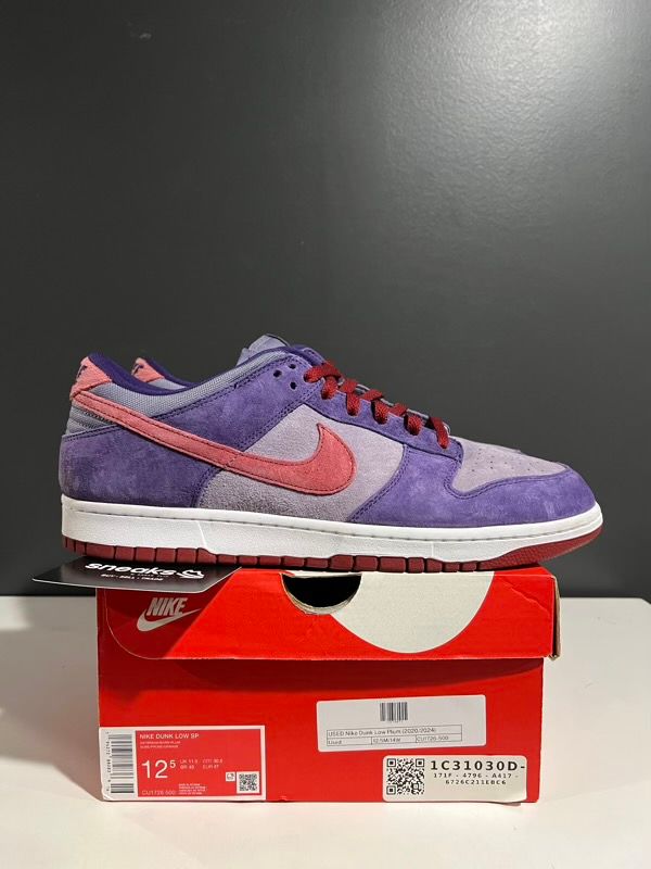 USED SIZE 12.5M Nike Dunk Low Plum (2020/2024) - Used