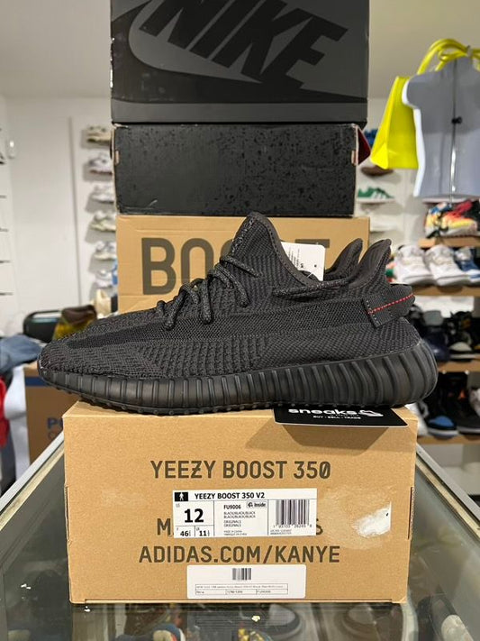 NEW SIZE 12M adidas Yeezy Boost 350 V2 Black (Non-Reflective)