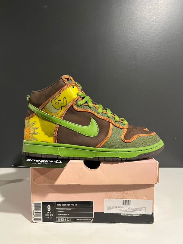 USED SIZE 9M Nike SB Dunk High De La Soul (2005) - Used
