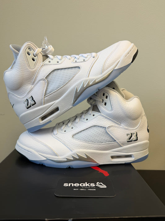 NEW Jordan 5 Retro White Metallic (2026) HQ7978-103