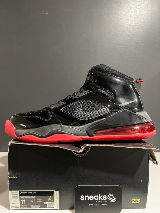 USED Jordan Mars 270 Bred CD7070-006 SIZE 11M OG ALL AG25-288