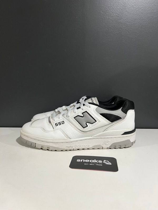 New Balance 550 White Concrete Black - USED NO BOX