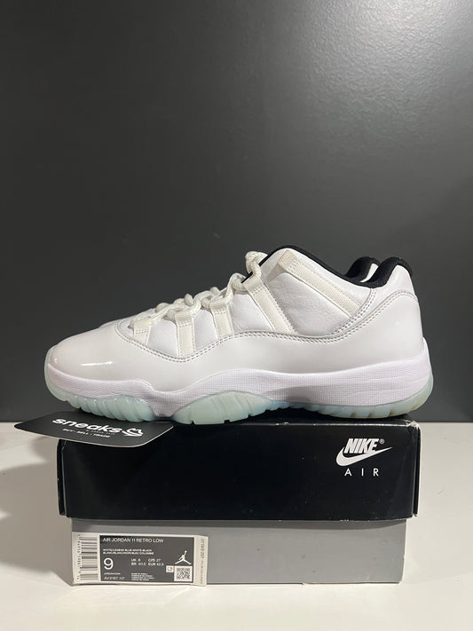 USED Air Jordan 11 Retro Low Legend Blue AV2187-117 SIZE 9M OG ALL AG25-317