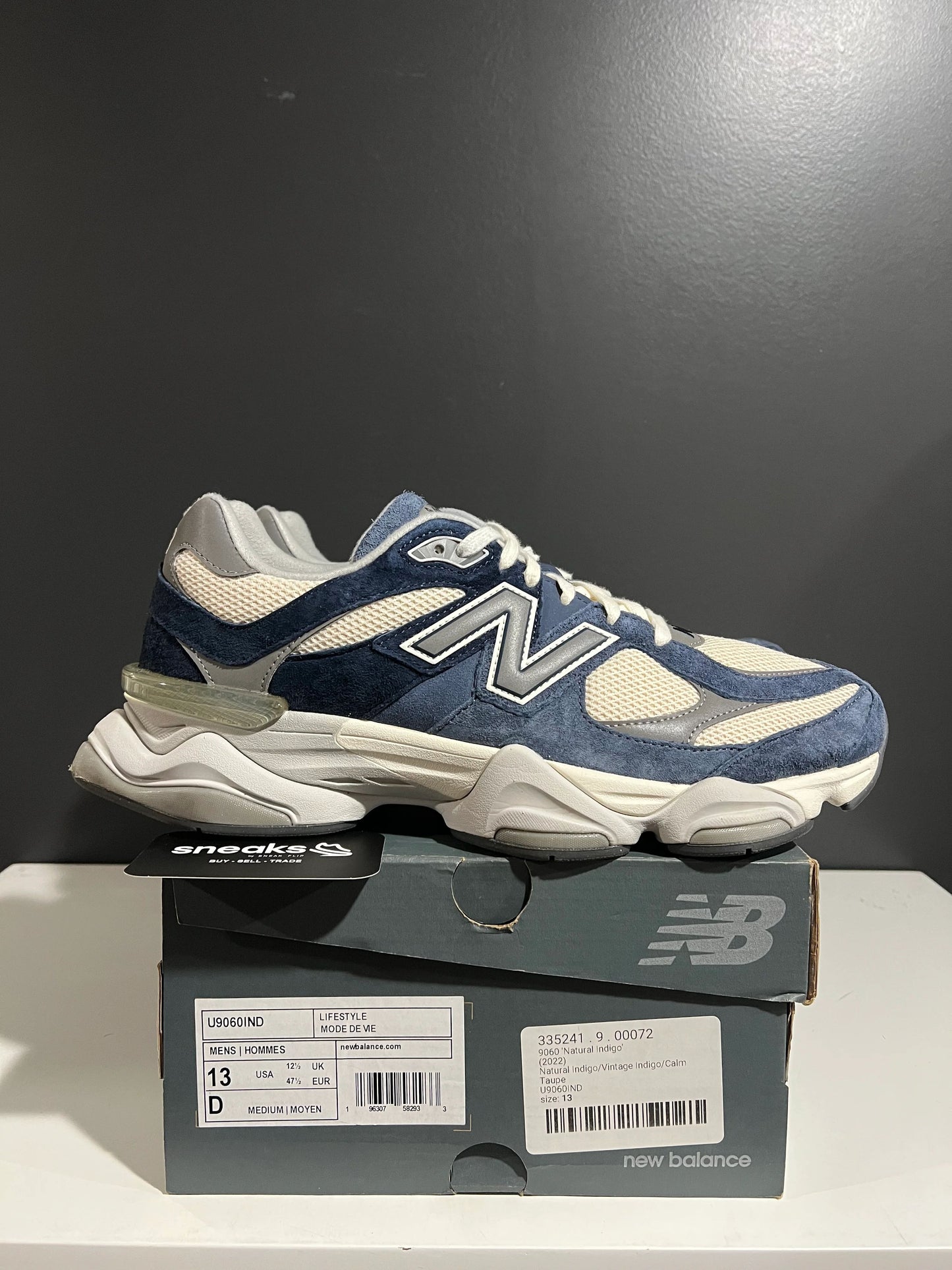 New Balance 9060 Natural Indigo - Used