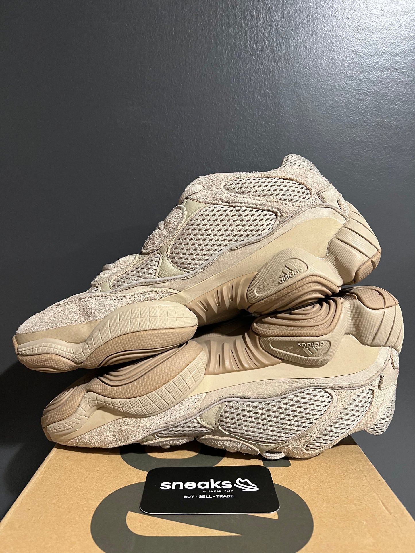 USED Yeezy 500 Taupe Light GX3605 SIZE 10M OG ALL AG25-267