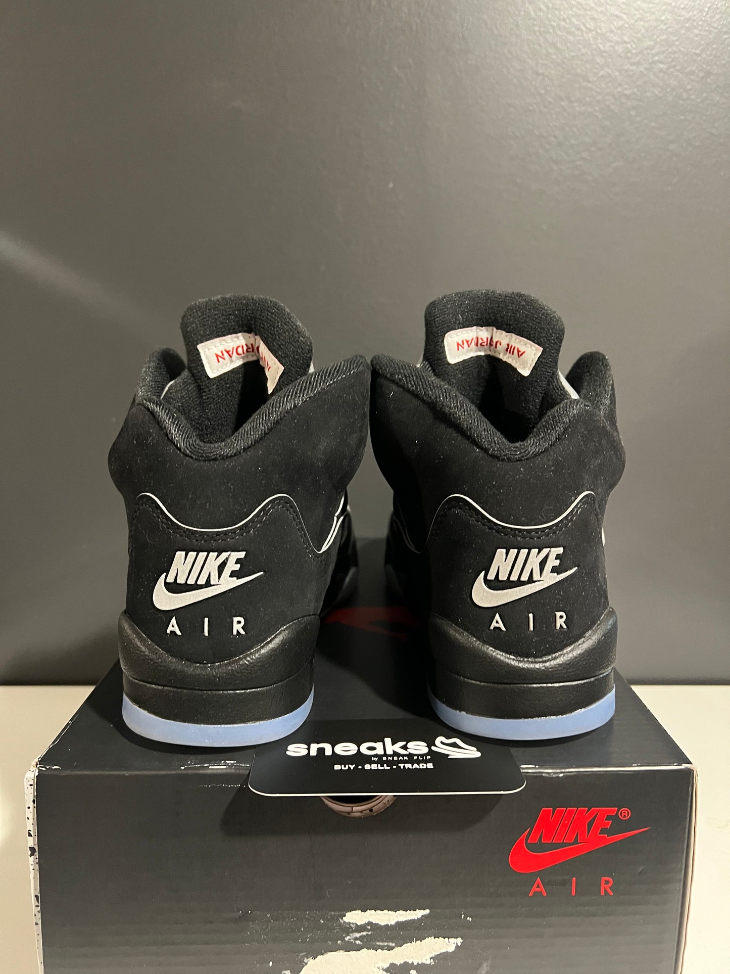 USED Air Jordan 5 Retro OG GS Black Metallic Reimagined HF3976-001 SIZE 6.5Y OG ALL JY25-213
