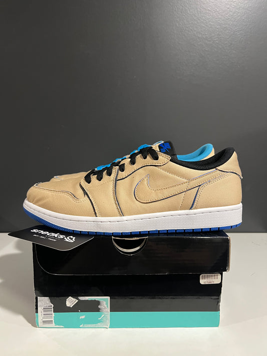 USED Air Jordan 1 Low SB Desert Ore CJ7891-200 SIZE 10M OG ALL JY25-98