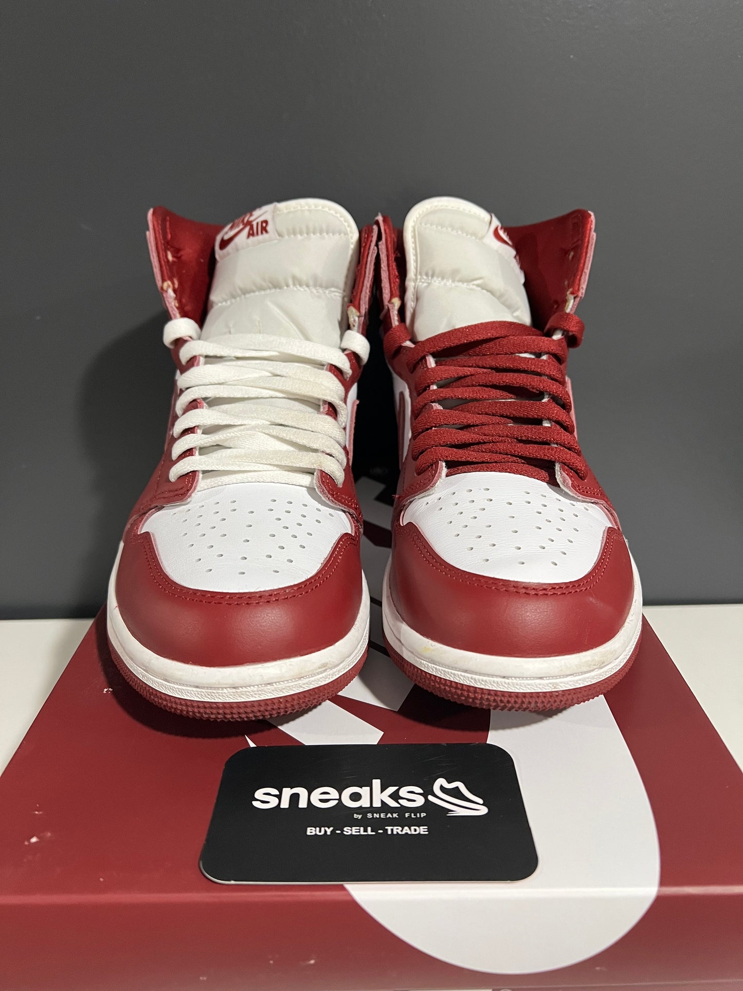 USED Air Jordan 1 Retro High OG Artisanal Red DZ5485-160 SIZE 8M OG ALL AG25-369