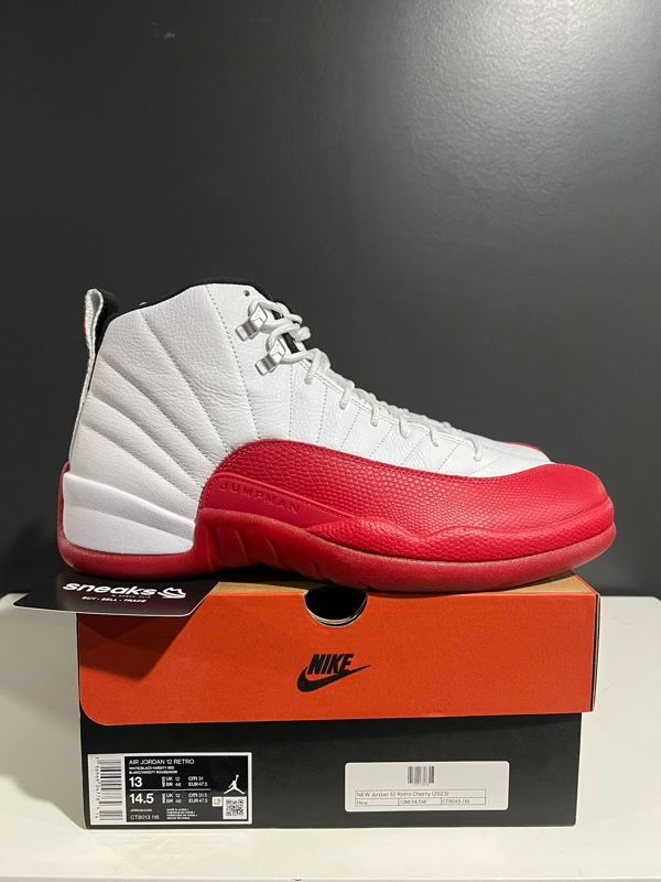 NEW SIZE 13M Jordan 12 Retro Cherry (2023)