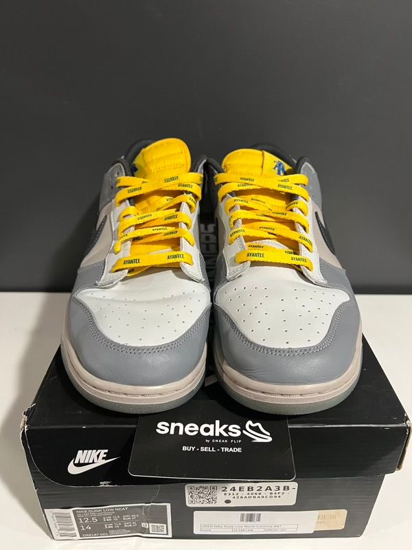 USED SIZE 12.5M Nike Dunk Low North Carolina A&T - Used