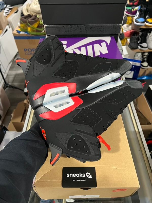 NEW SIZE 11M Jordan 6 Retro Infrared Salesman