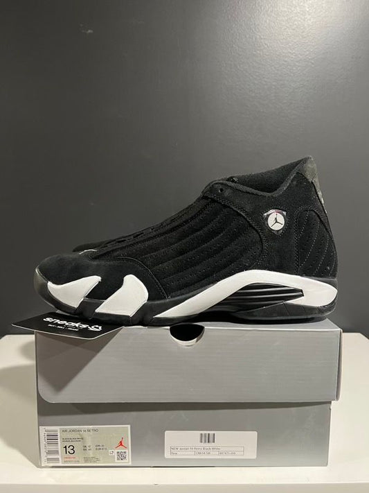 NEW SIZE 13M Jordan 14 Retro Black White