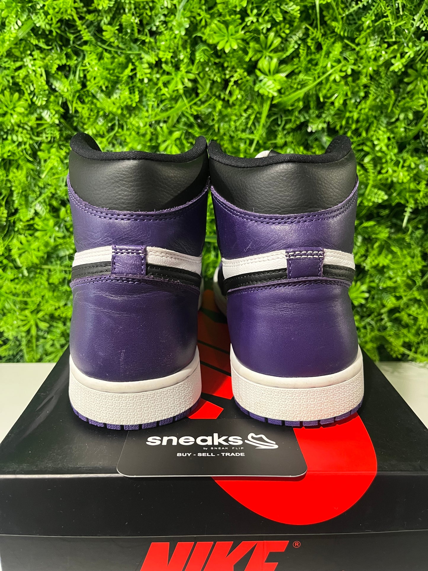 USED Air Jordan 1 Retro High OG Court Purple 2.0 555088-500 SIZE 9.5M OG ALL #1