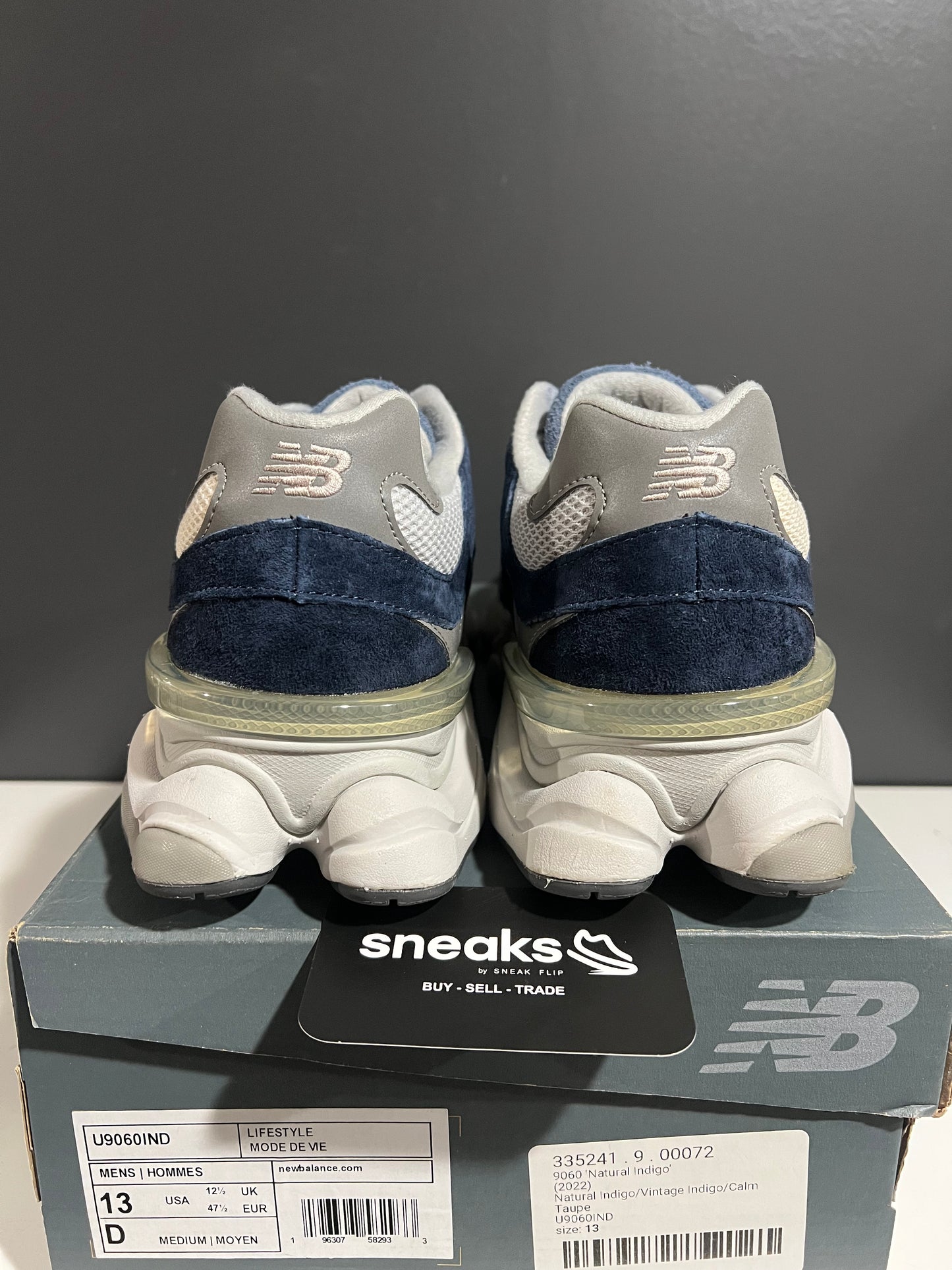 USED 9060 Natural Indigo U9060IND SIZE 13M OG ALL AG25-12