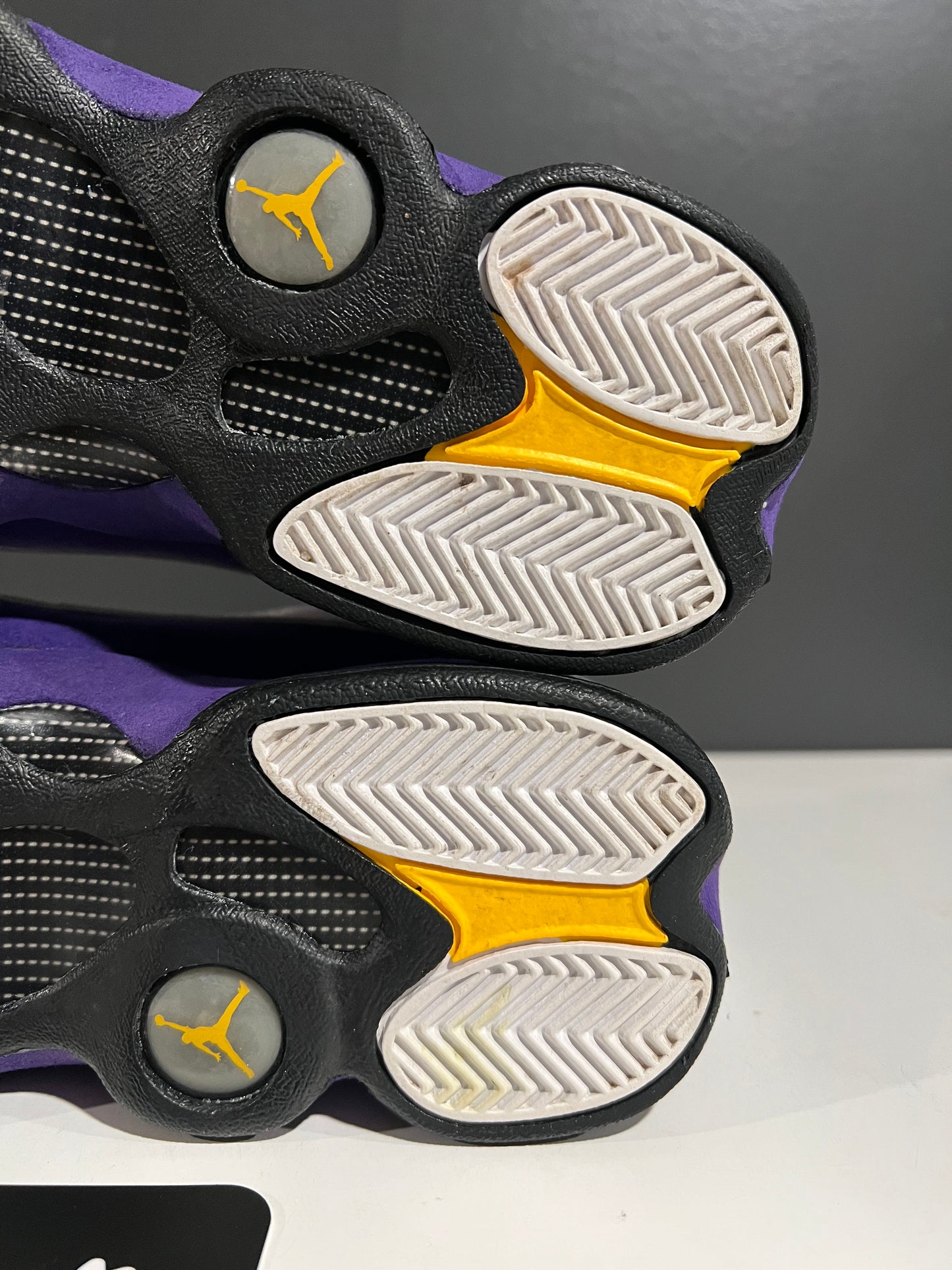 USED Air Jordan 13 Retro GS Lakers 884129-105 SIZE 5.5Y NO BOX JY25-308