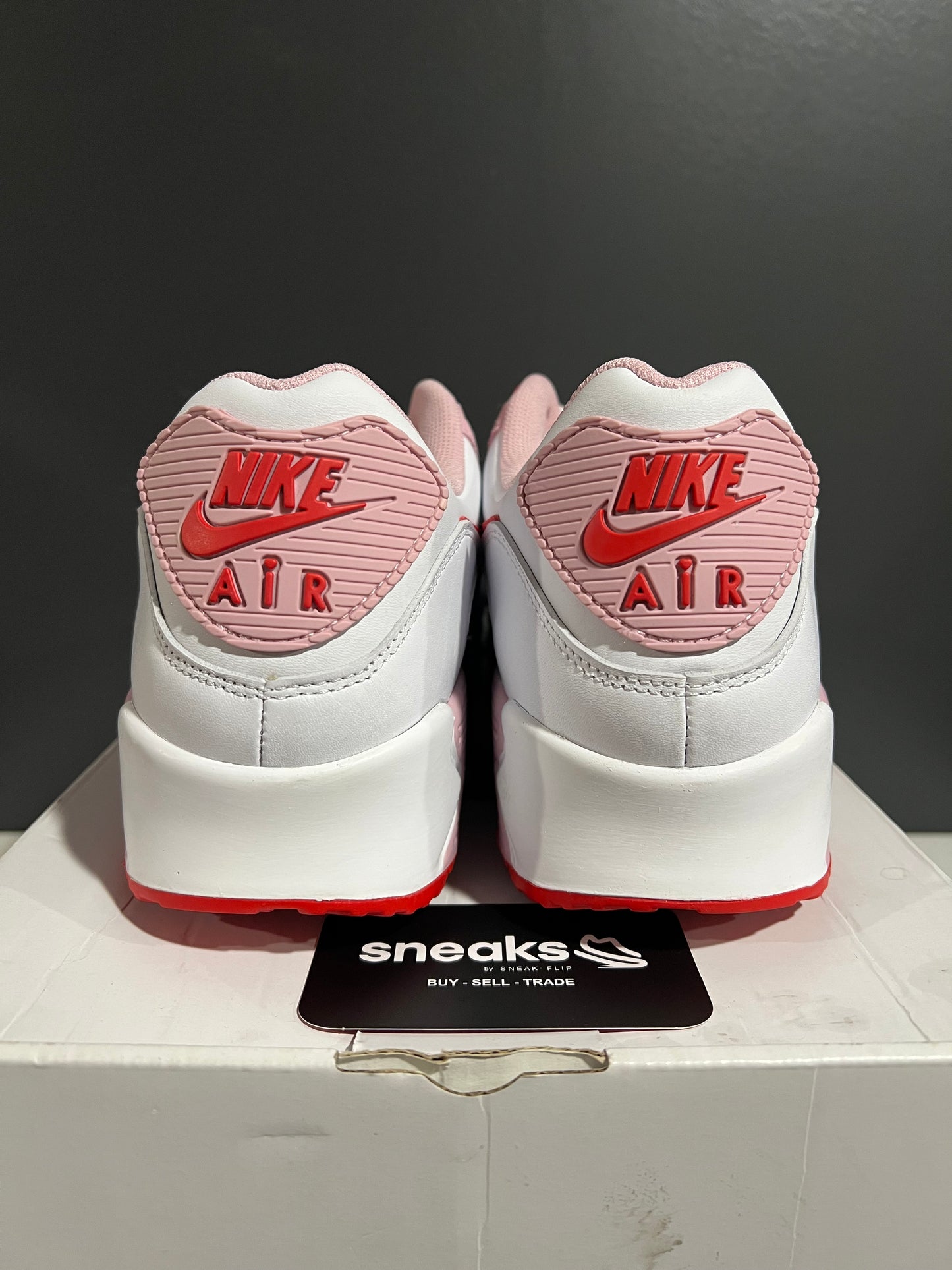 USED Wmns Air Max 90 Love Letter DD8029-100 SIZE 14M OG ALL