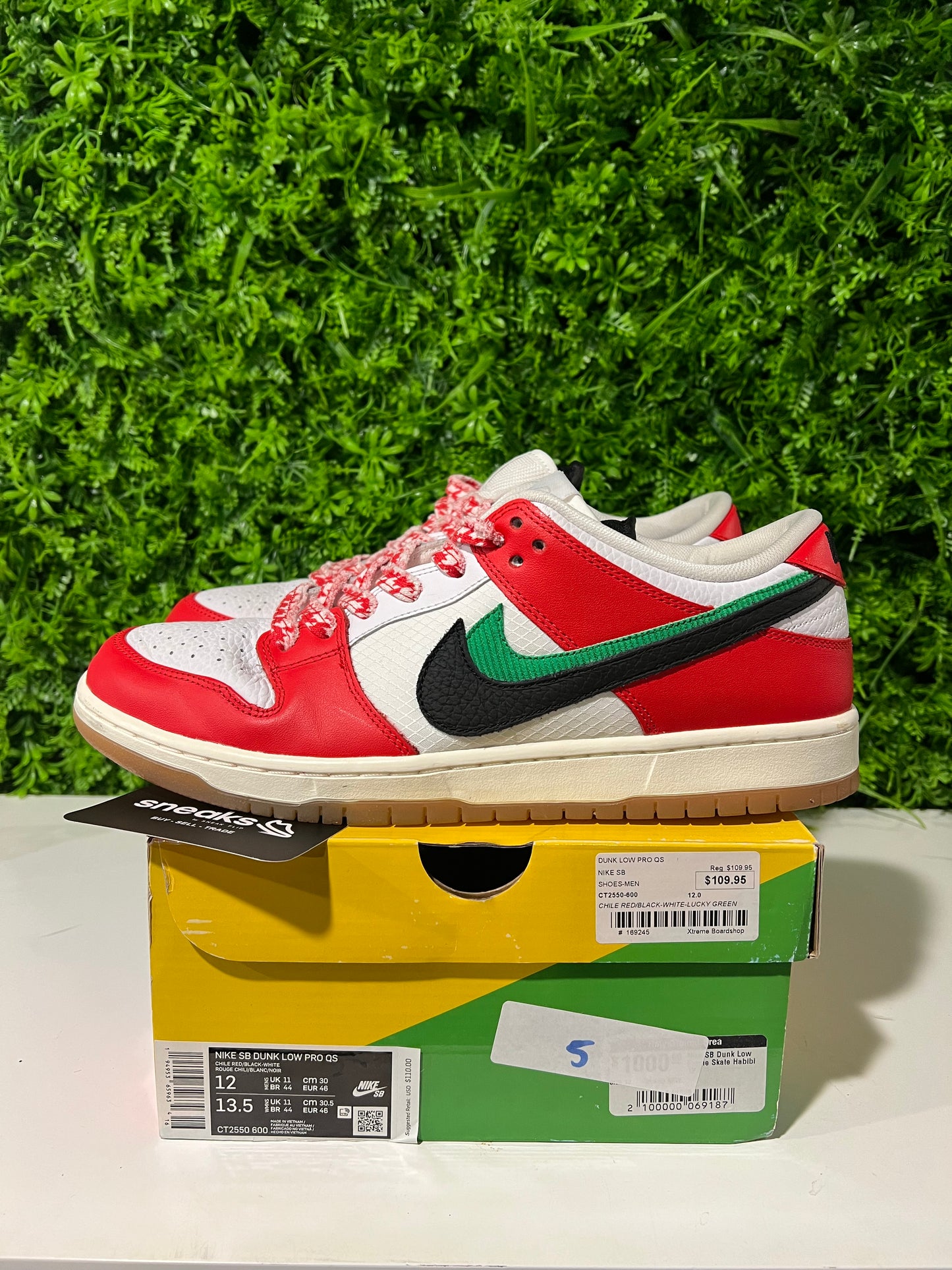 USED Frame Skate x Dunk Low SB Habibi CT2550-600 SIZE 12M OG ALL