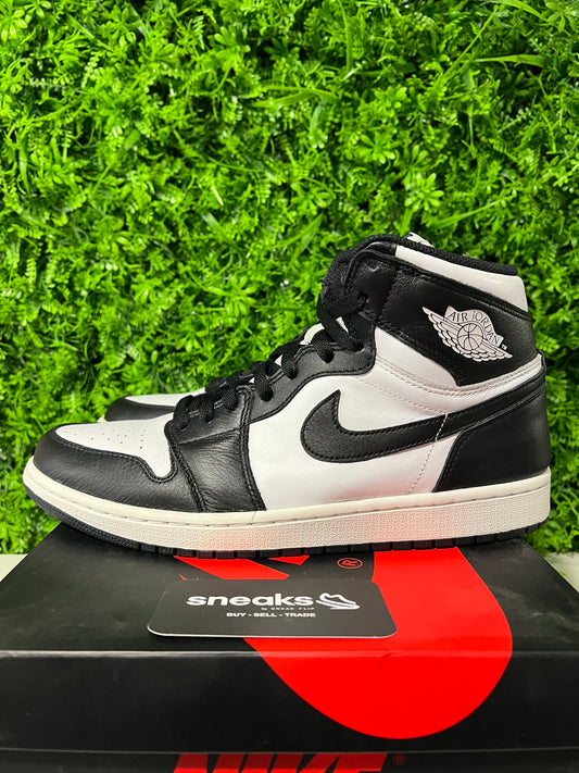 USED Air Jordan 1 Retro High OG Black White 2014 555088-010 SIZE 10M OG ALL