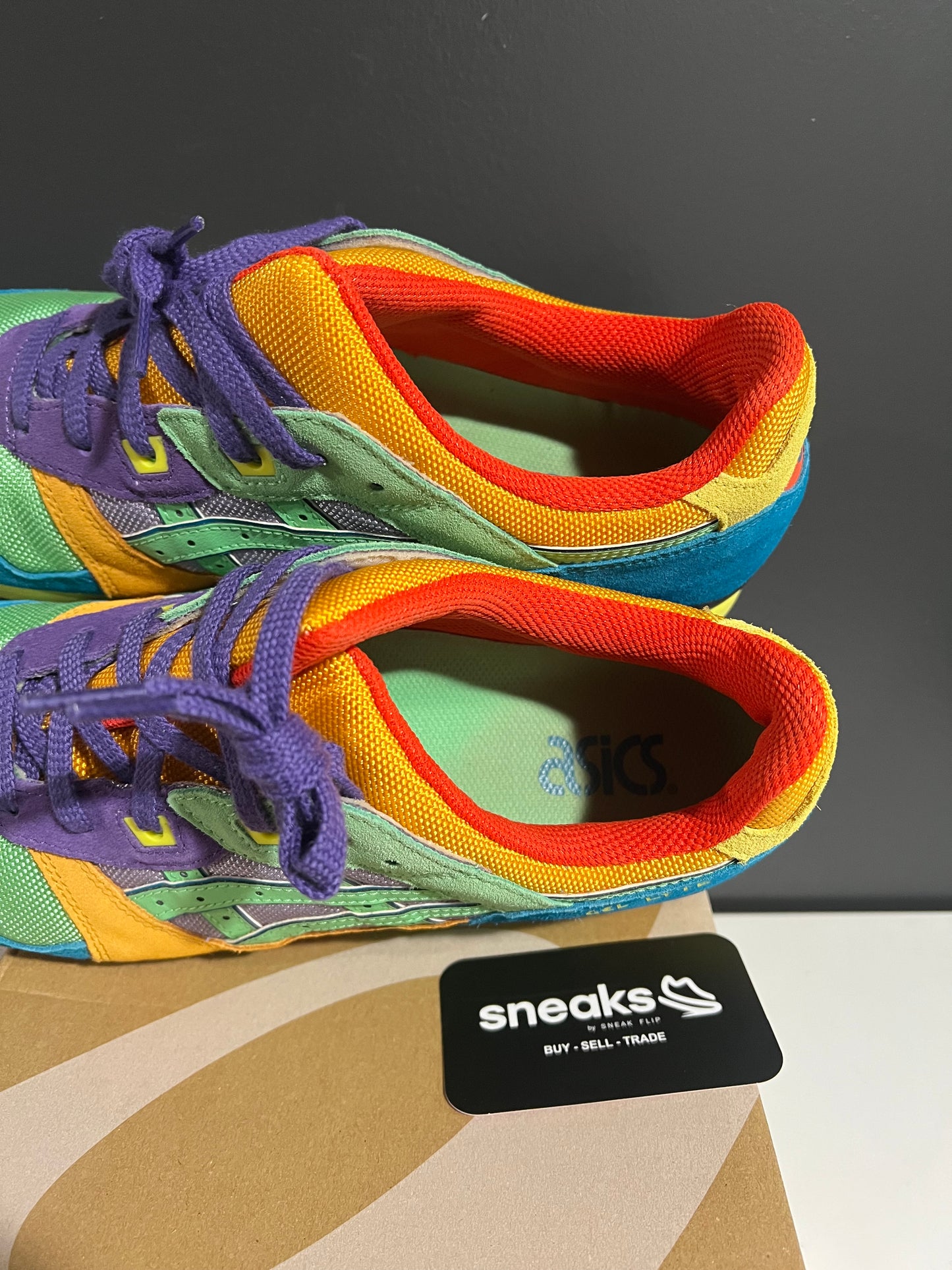 USED ASICS Gel‑Lyte III OG Day Lyte Pack Tourmaline 1201A429-300 SIZE 10M OG ALL JY25-246