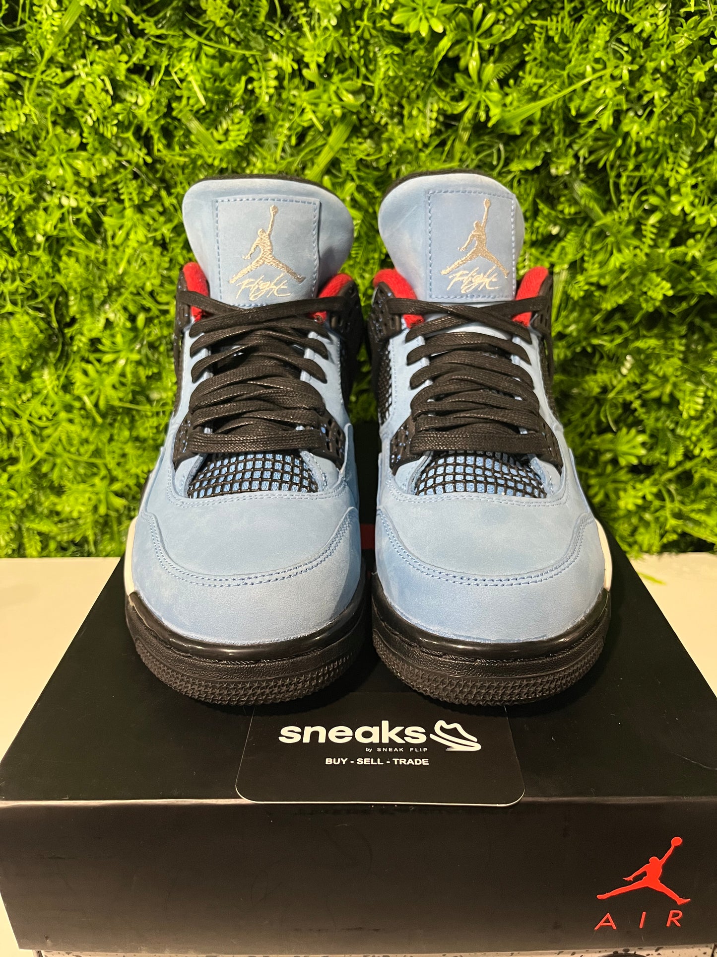 NEW Travis Scott x Air Jordan 4 Retro Cactus Jack 308497-406 SIZE 8.5M OG ALL