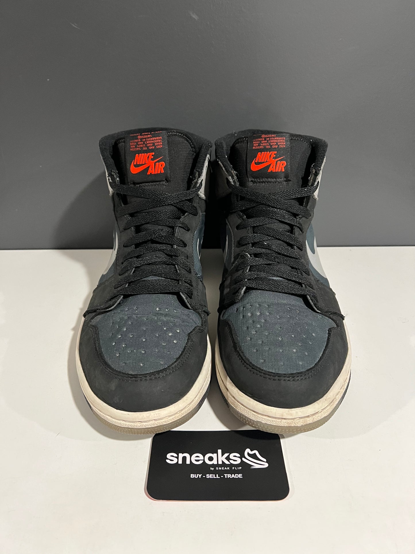 USED Air Jordan 1 High Element GORE-TEX Black Particle Grey DB2889-001 SIZE 13M NO BOX AG25-128
