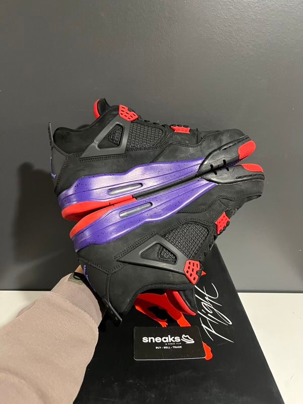 USED SIZE 11M Jordan 4 Retro Raptors (2018) - Used