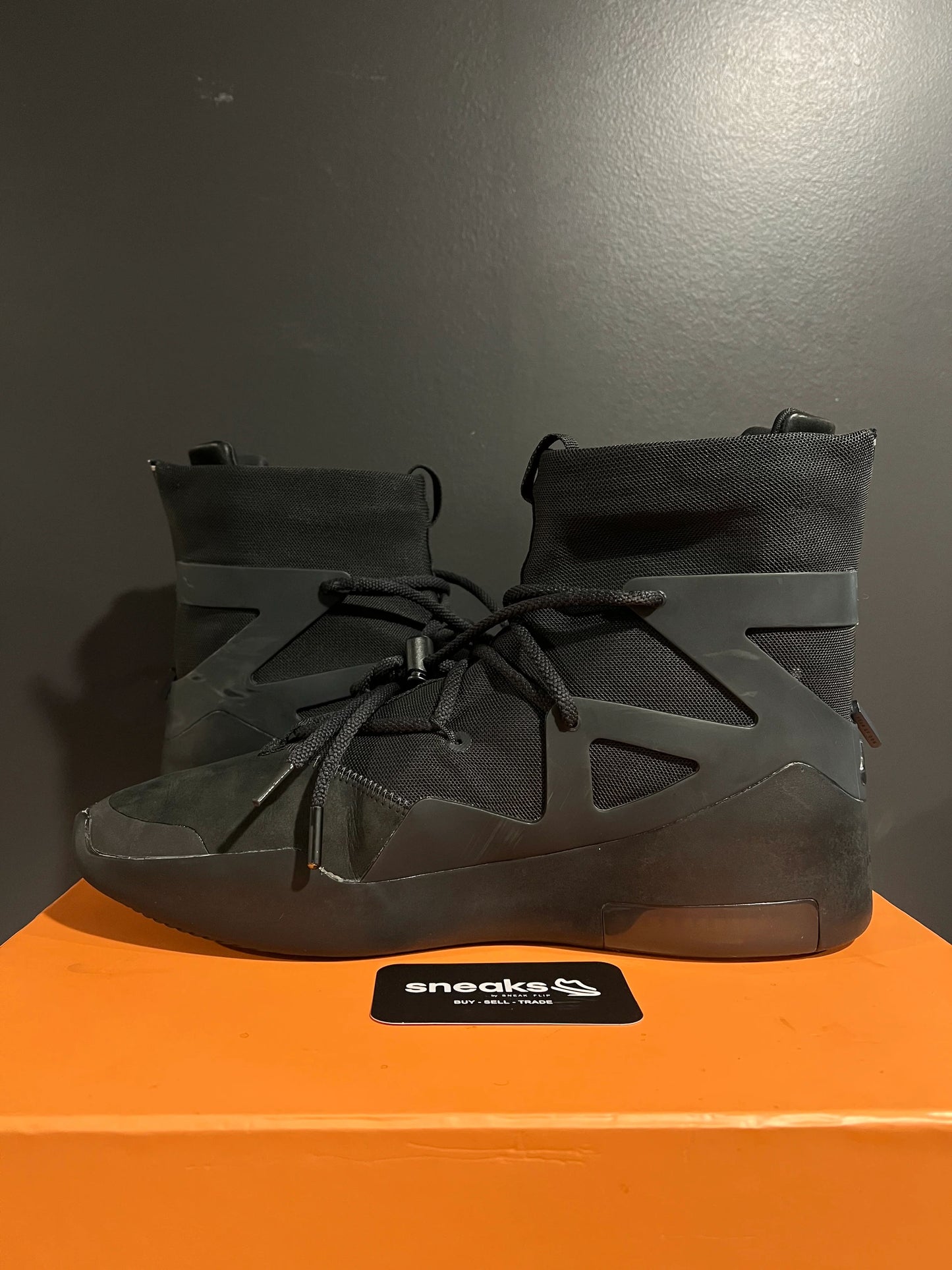 Nike Air Fear of God 1 Triple Black - Used