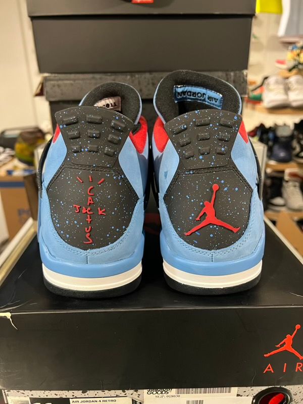 TRIED ON SIZE 11M Jordan 4 Retro Travis Scott Cactus Jack - Used