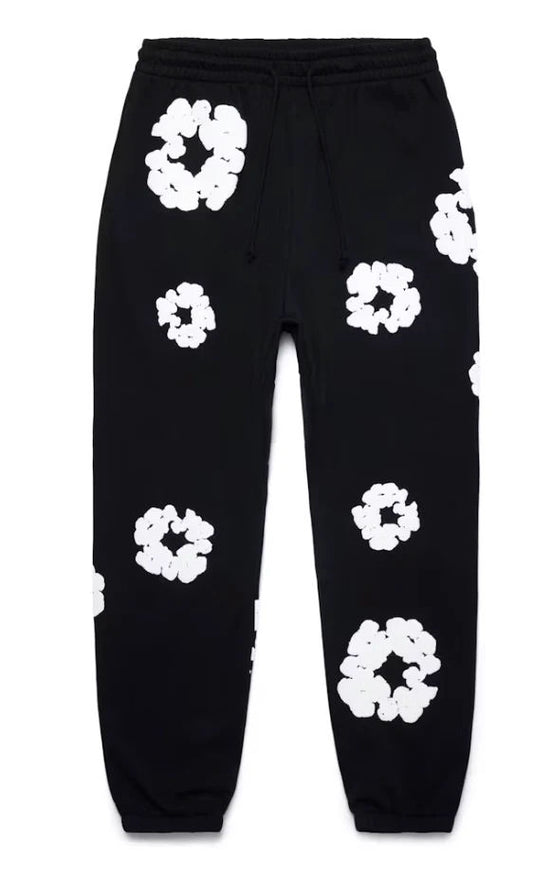 Denim Tears The Cotton Wreath Sweatpants Black