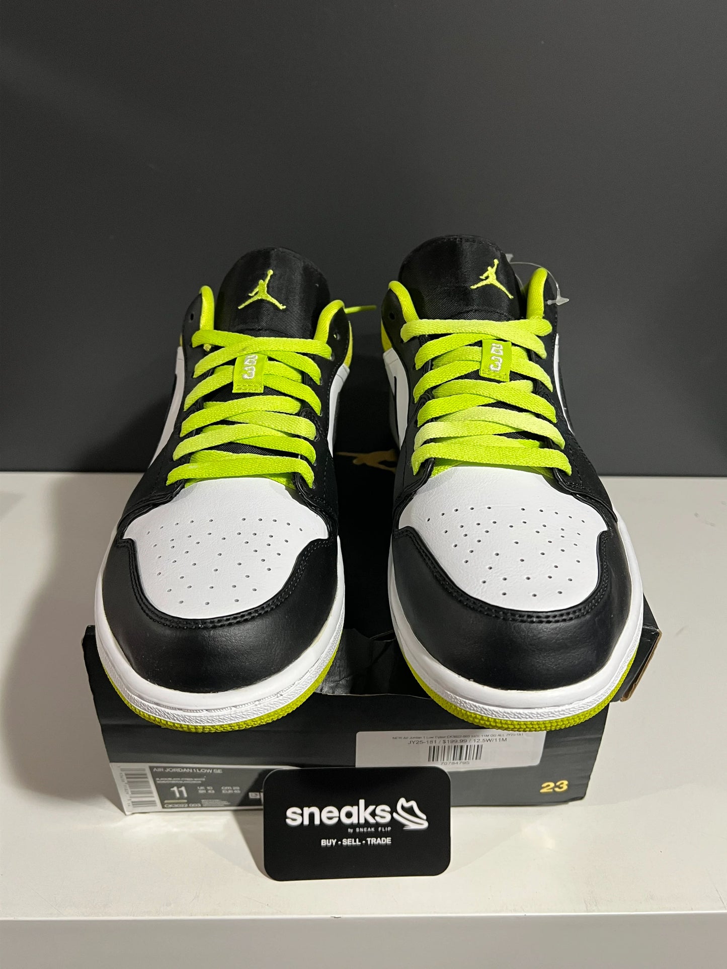 Jordan 1 Low Black Cyber