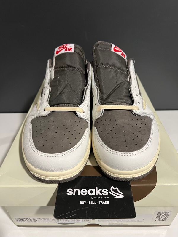 NEW SIZE 10.5M Jordan 1 Retro Low OG SP Travis Scott Reverse Mocha - New (DAMAGED BOX LID)