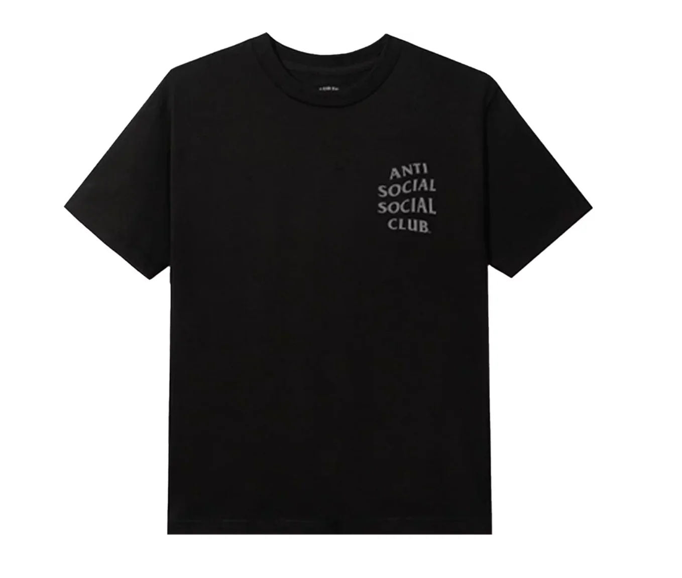 Anti Social Social Club Ghost Of You And Me 3M Reflective Tee Black