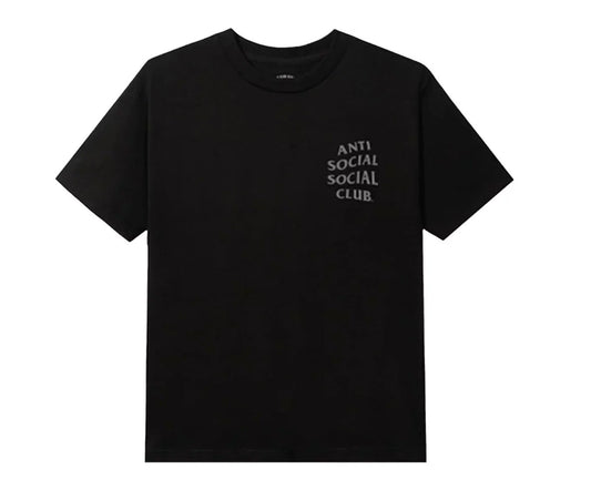 Anti Social Social Club Ghost Of You And Me 3M Reflective Tee Black