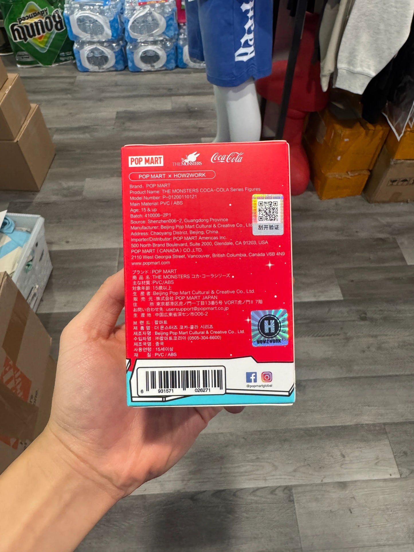 Pop Mart Labubu The Monsters Coca-Cola Series Figure Single Blind Box