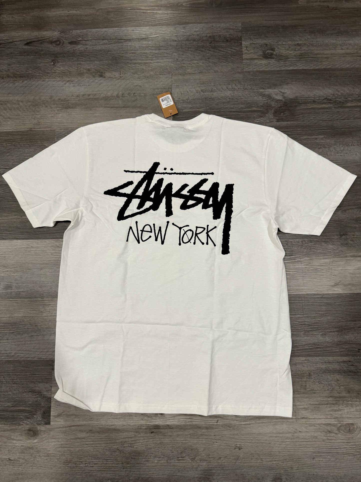 Stussy New York Basic White T-Shirt