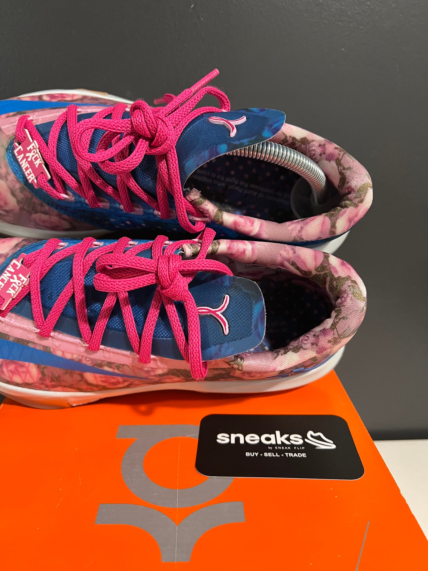 USED KD 6 Supreme Aunt Pearl 618216-600 SIZE 8M OG ALL JN25-261