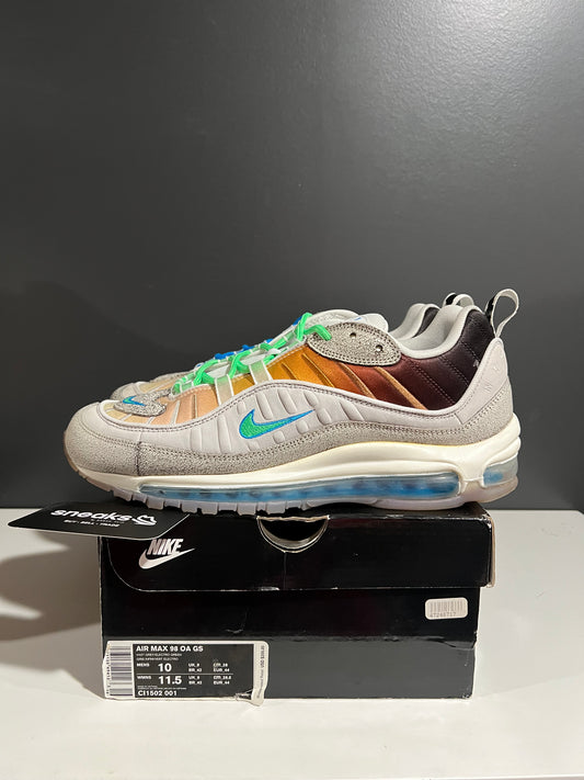 USED Air Max 98 On Air NYC La Mezcla CI1502-001 SIZE 10M OG ALL JY25-66