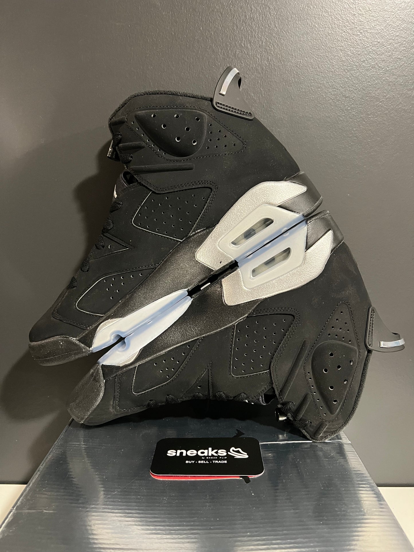 TRIED ON Air Jordan 6 Retro Chrome DX2836-001 SIZE 10.5M Damaged Box JY25-173