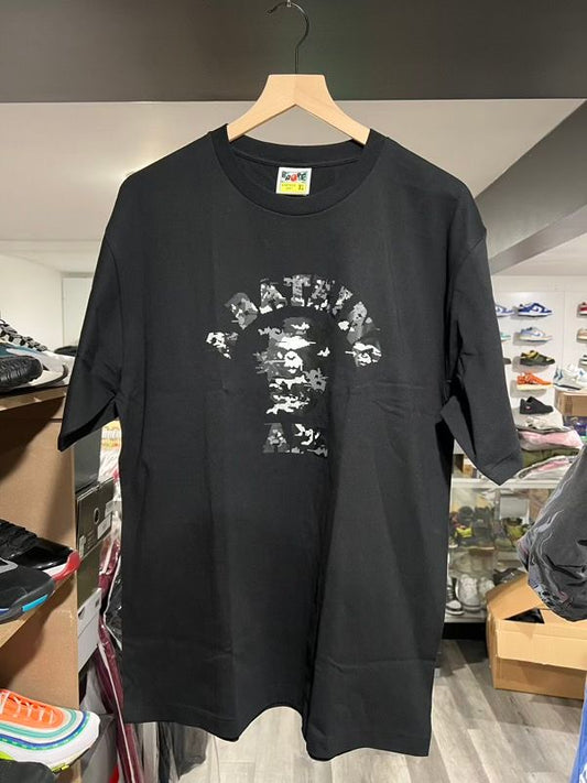 BAPE Pixel Camo College Tee Black