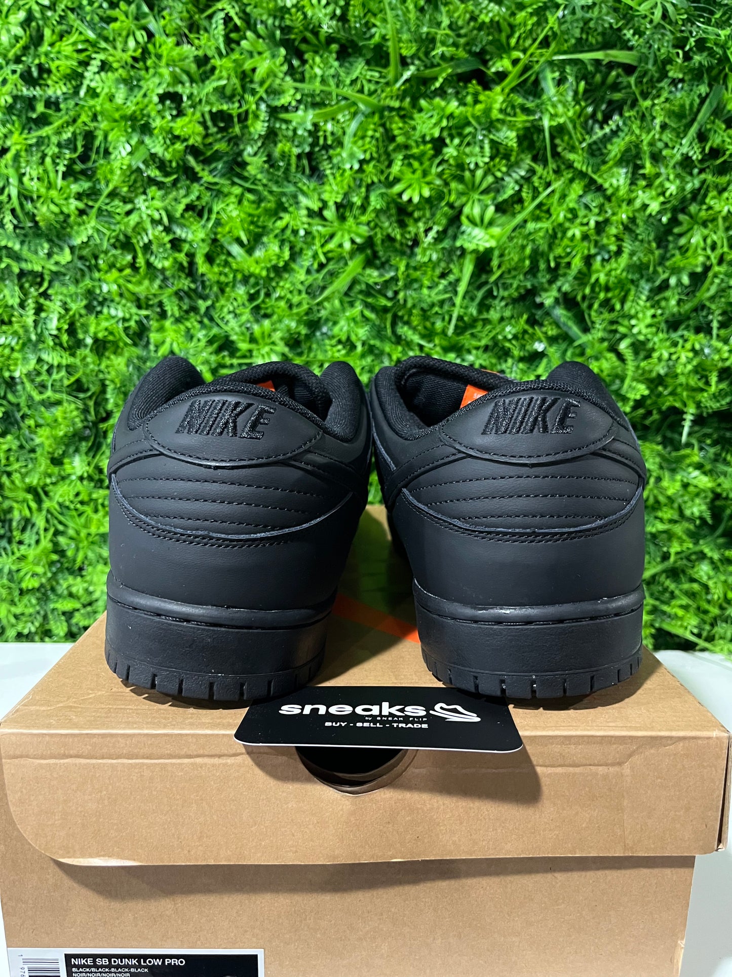 USED Dunk Low Pro SB Triple Black FJ1674-001 SIZE 14M OG ALL