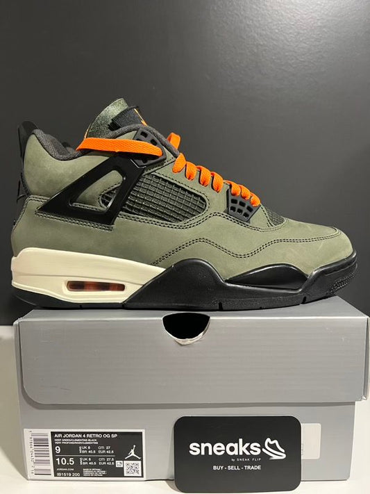 TRIED ON SIZE 9M Jordan 4 Retro OG SP Undefeated (2025) - Like New